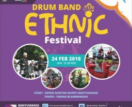 Festival Banyuwangi 2018 Drum Band