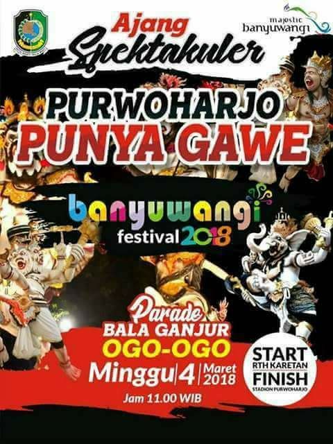 Festival Banyuwangi Ogoh-ogoh Balaganjur 2018 Purwoharjo