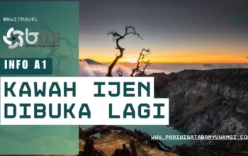 Kawah Ijen Buka Pasca Kebakaran